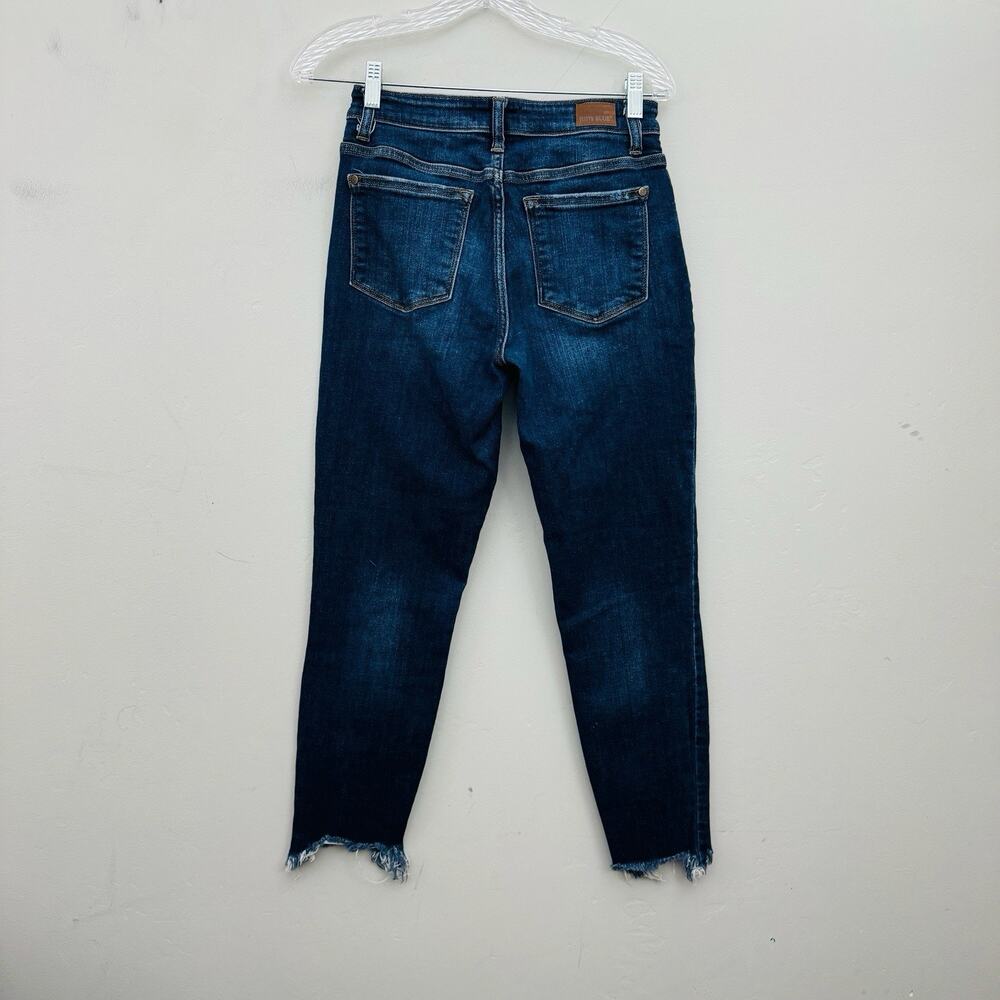 Judy Blue Cropped Straight Leg Blue Jeans Women’s Size 26 - Picture 5 of 8